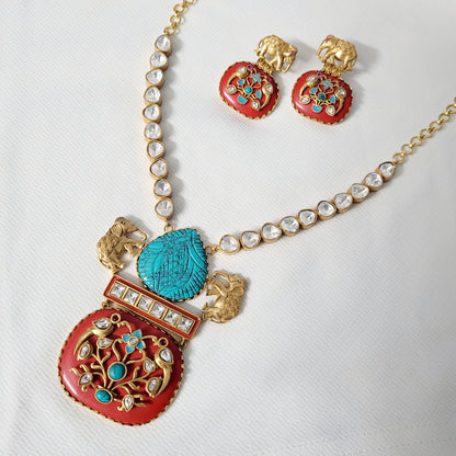 Marjan Necklace Set