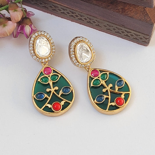 Green Zuri earrings