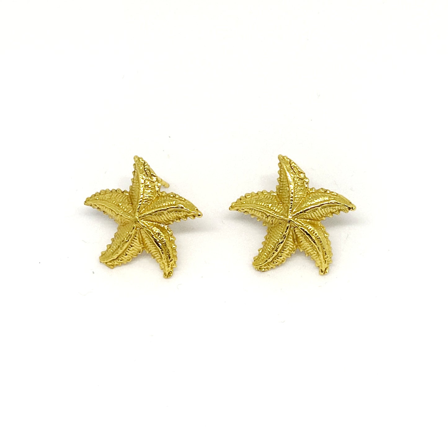 Glam Starfish Gold Earrings