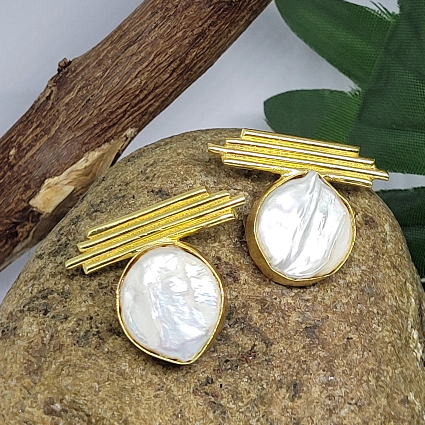 Glam Sacred Gold Earrings