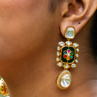 Green Maya earrings