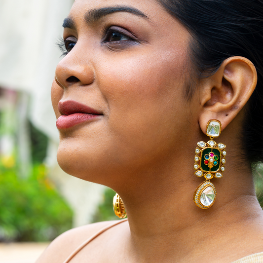 Green Maya earrings