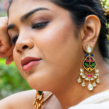 Green Ishaara earrings