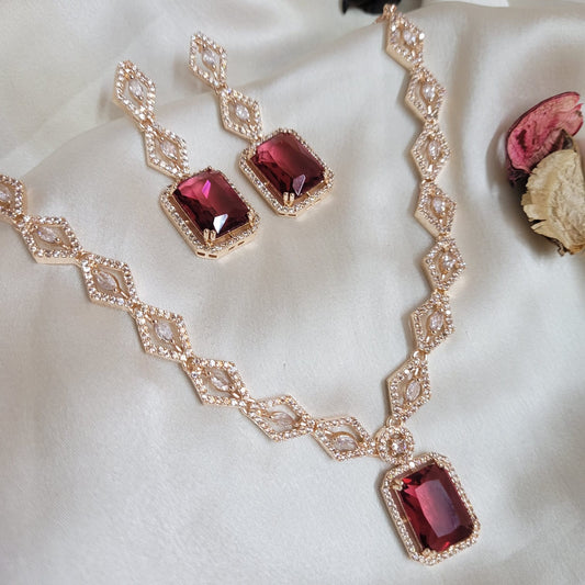 Ruby Bella Necklace set