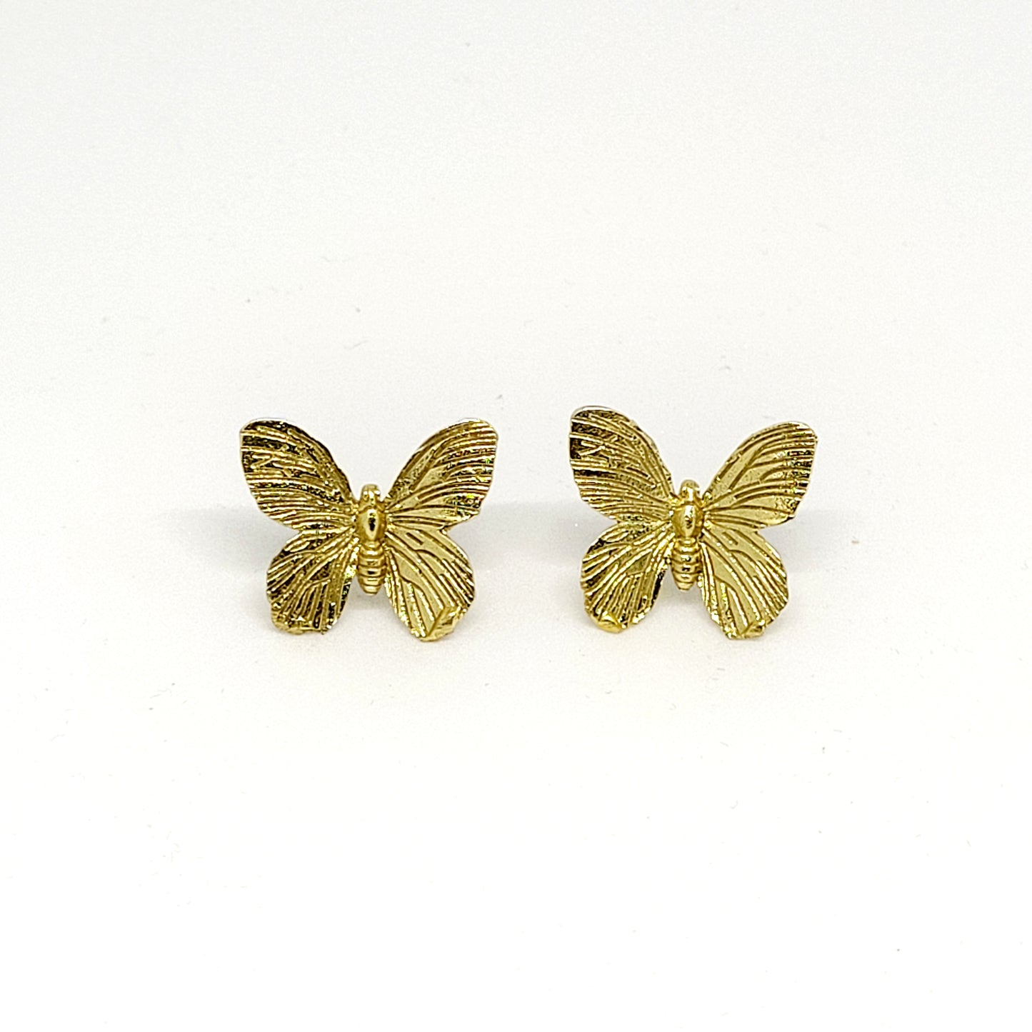 Glam Butterfly Gold Earrings