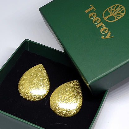 Glam Folia Gold Earrings