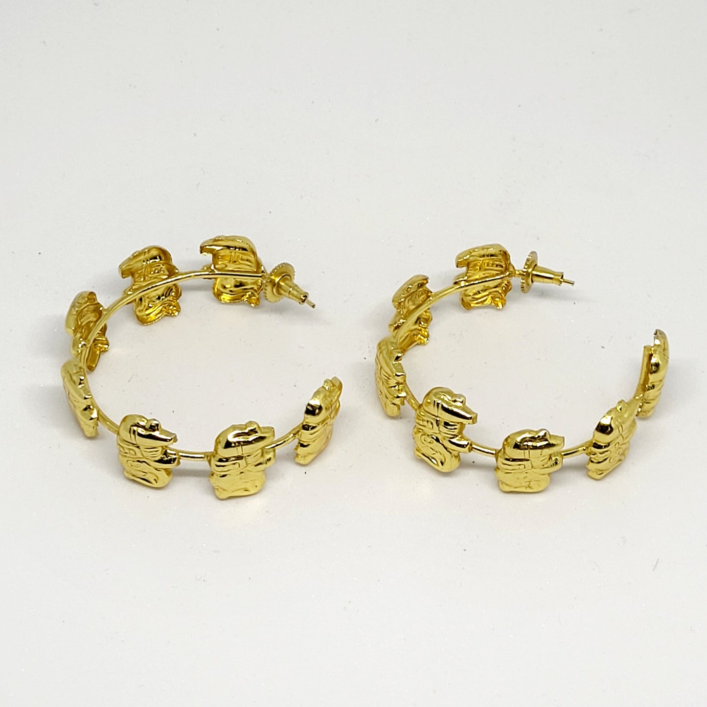 Gold TuskerHoop Gold earrings